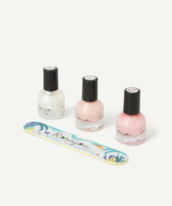   - SET VAN 3 FLAMINGO X PAREL X BALLERINA NAGELLAKKEN EN NAGELVIJL