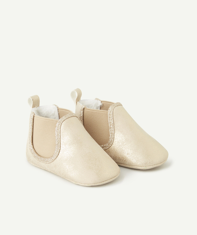 CategoryModel (8824502976654@15)  - CHAUSSONS ÉLASTIQUÉS BÉBÉ FILLE COULEUR DORÉE ET PAILLETÉS