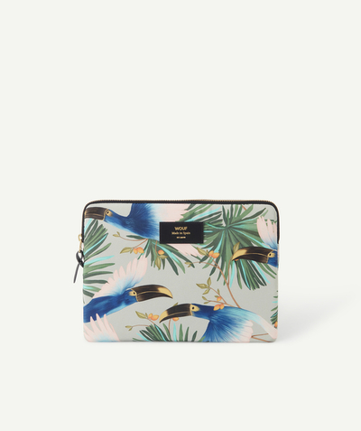 CategoryModel (8826633224334@368)  - HOUSSE POUR TABLETTE IMPRIMÉE TROPICAL OISEAUX