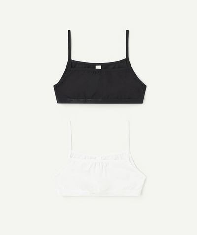 CategoryModel (8821759508622@1749)  - LOT DE 2 BRASSIÈRES LES POCKETS EN COTON NOIR ET BLANC