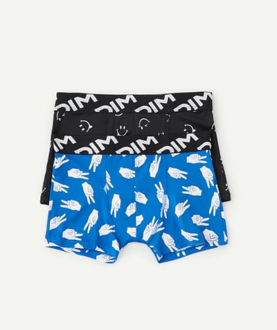 CategoryModel (8821766226062@41)  - PACK OF 2 PAIRS OF BOYS' PEACE PRINT BOXER SHORTS IN RECYCLED FIBRES