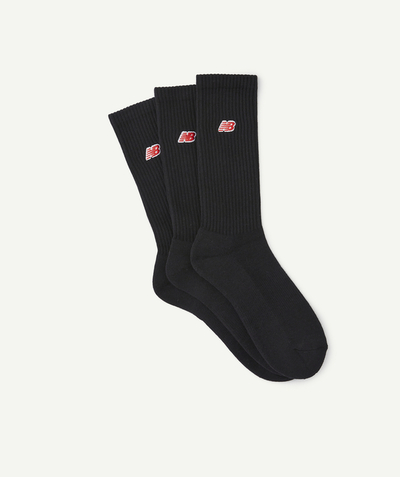 CategoryModel (8821766226062@41)  - PACK OF 3 PAIRS OF BLACK COTTON SOCKS