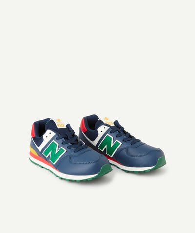 CategoryModel (8821761867918@265)  - BOYS' NAVY BLUE, GREEN AND RED 574 TRAINERS