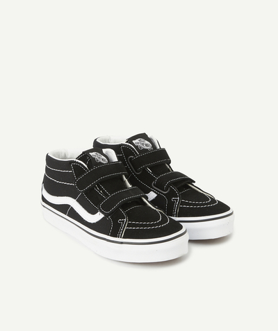 CategoryModel (8821766586510@701)  - BASKETS MI-MONTANTES À SCRATCHS ENFANT NOIR ET BLANC SK8