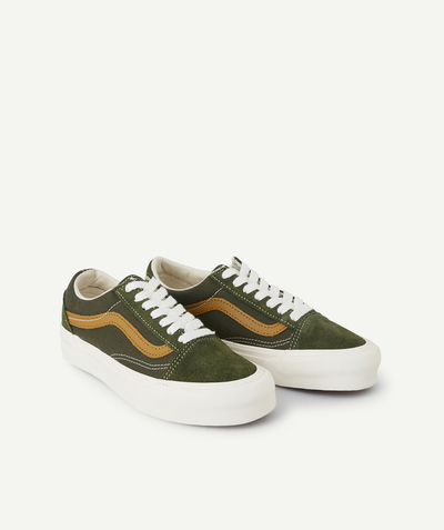CategoryModel (8821762097294@170)  - KHAKI AND BROWN OLD SKOOL VR3 TRAINERS