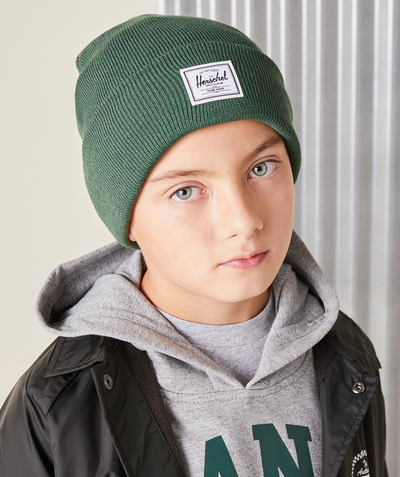 CategoryModel (8826567295118@5)  - BONNET ADO ELMER BEANIE EN MAILLE VERT FONCÉ