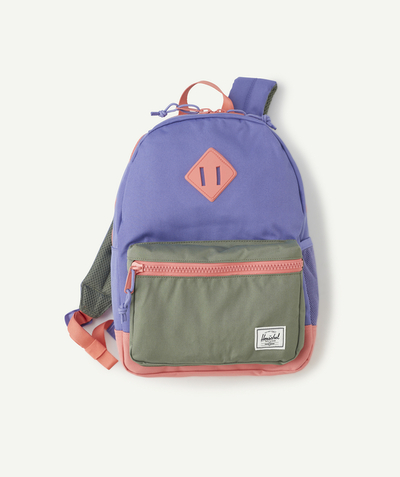 CategoryModel (8825060655246@19)  - SAC À DOS ENFANT HERITAGE BLEU ET ROSE AVEC POCHE KAKI