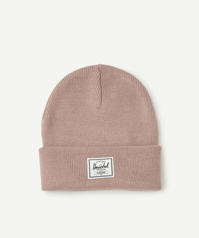   - BONNET 3-7 ANS ELMER BEANIE EN MAILLE ROSE